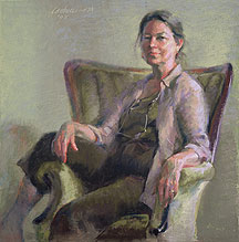 Judith Carducci pastel portrait of Shirely