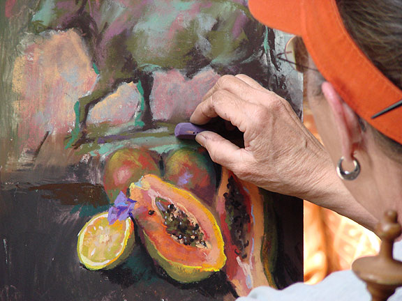Judith Carducci still life painting demonstration