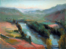 View from Belaye: Lot River - Le Quercy