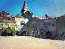 Monpezier, morning - Le Quercy