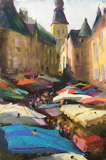 judith carducci pastel landscape/interior france