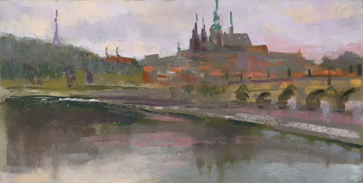 judith carducci pastel landscape/cityscape prague