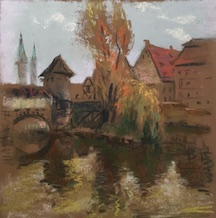 Judith Carducci plein air pastel landscape painting