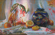 Judith Carducci pastel still-life painting