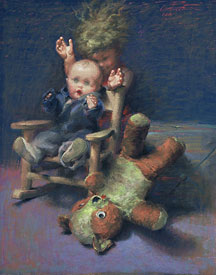 Judith Carducci pastel still-life painting