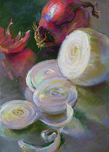 Judith Carducci pastel still-life painting