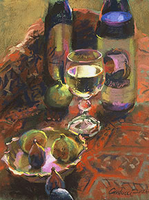 Judith Carducci pastel still-life painting